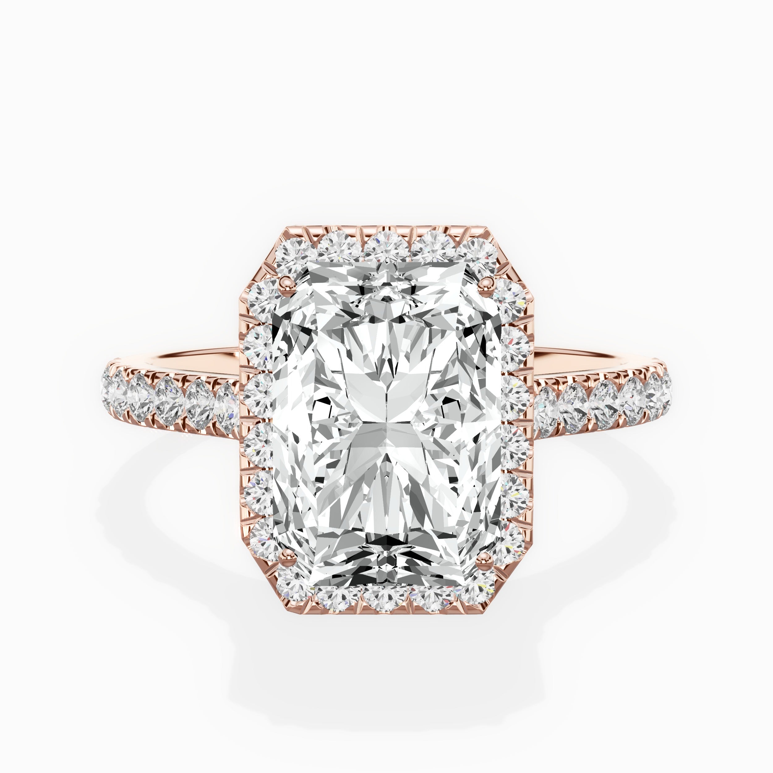 Amor Halo Engagement Ring