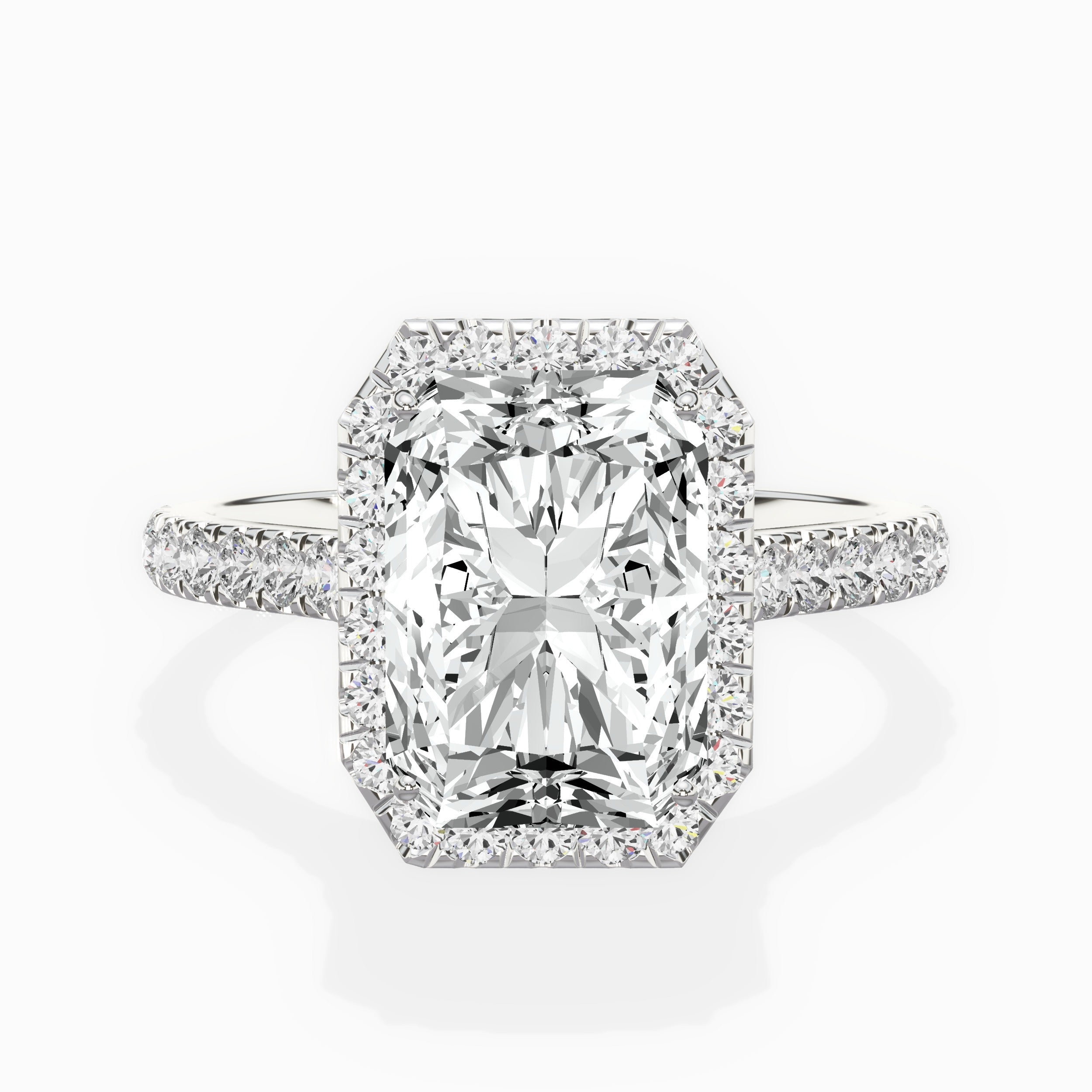 Amor Halo Engagement Ring