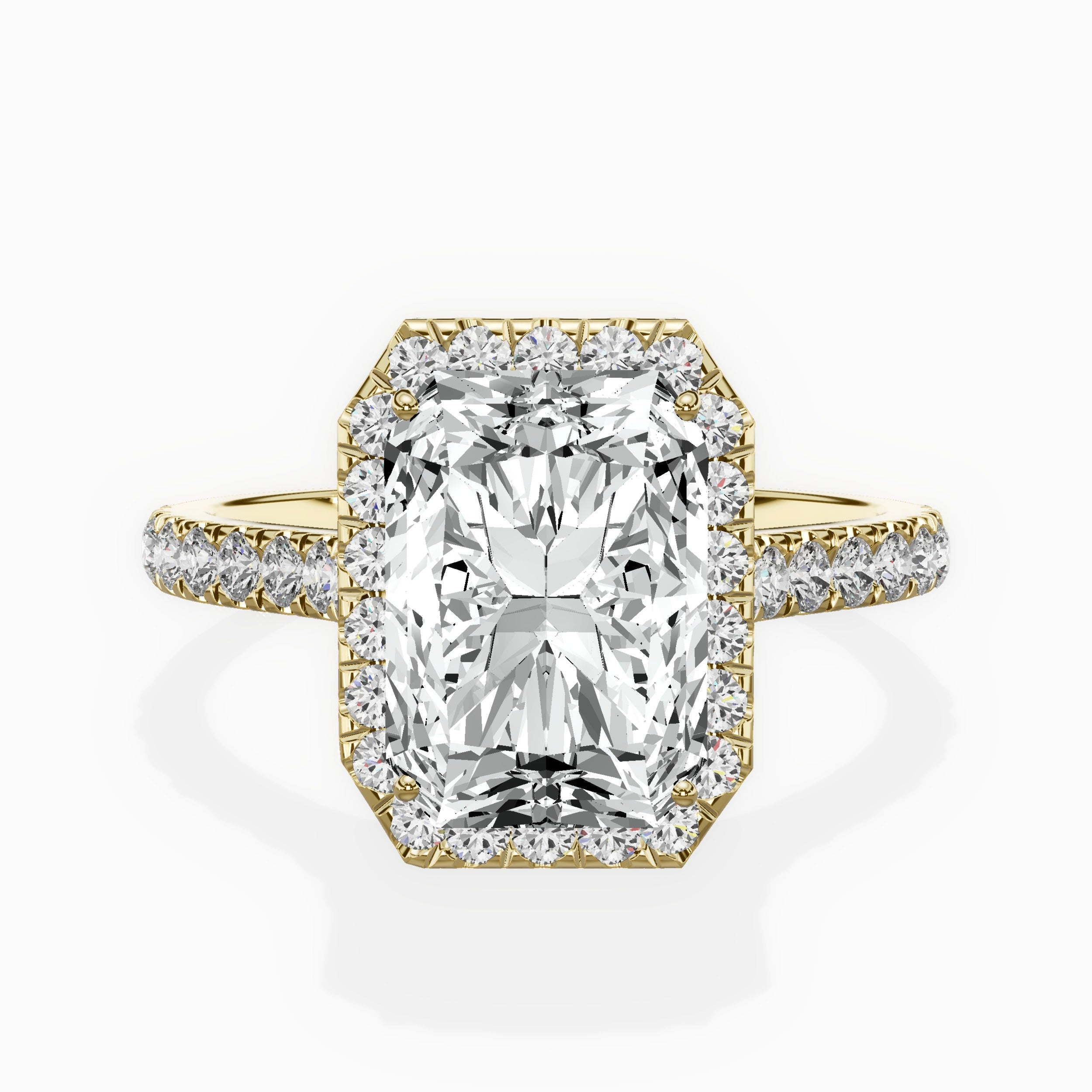 Amor Halo Engagement Ring