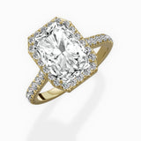 Amor Halo Engagement Ring