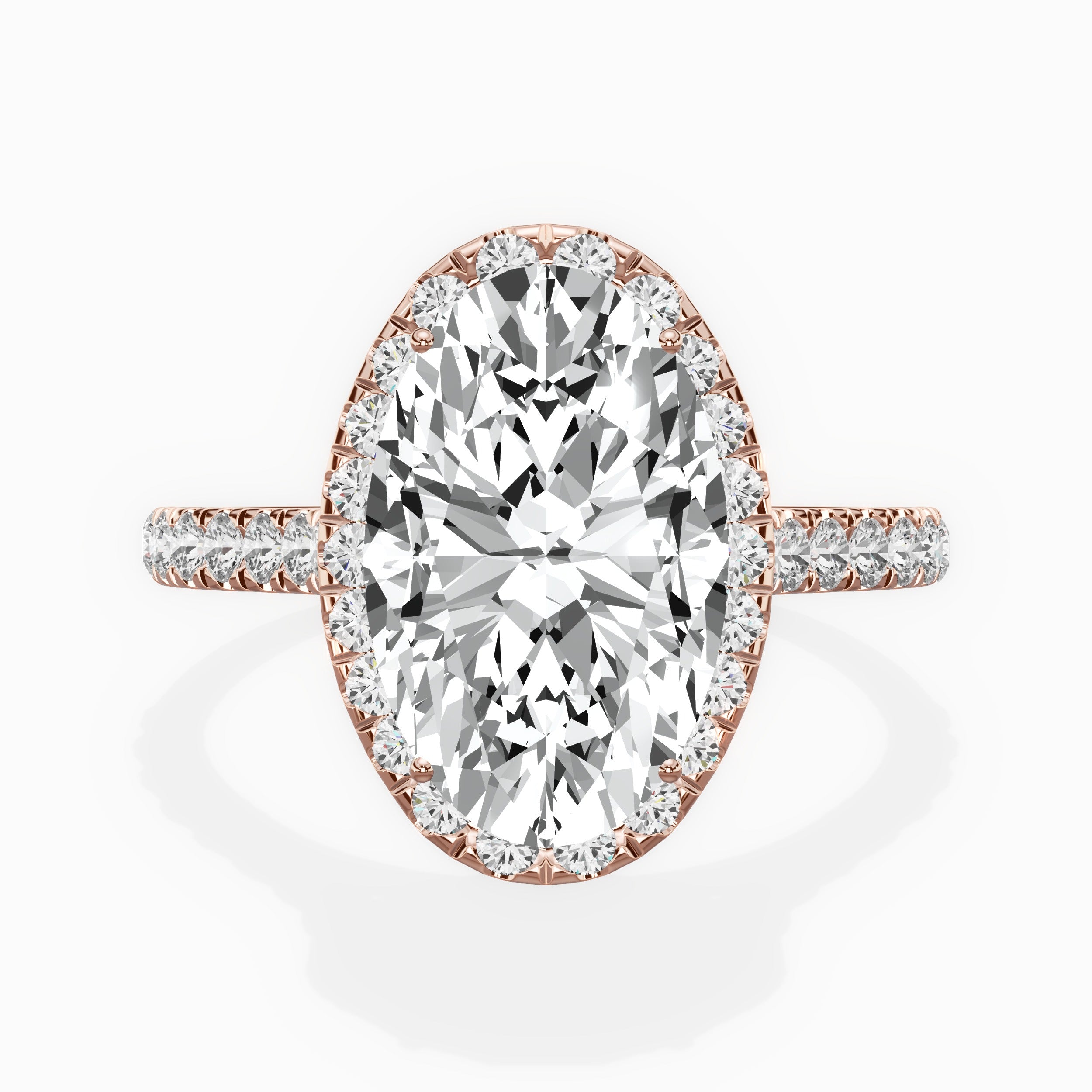Amor Halo Engagement Ring