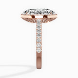 Amor Halo Engagement Ring