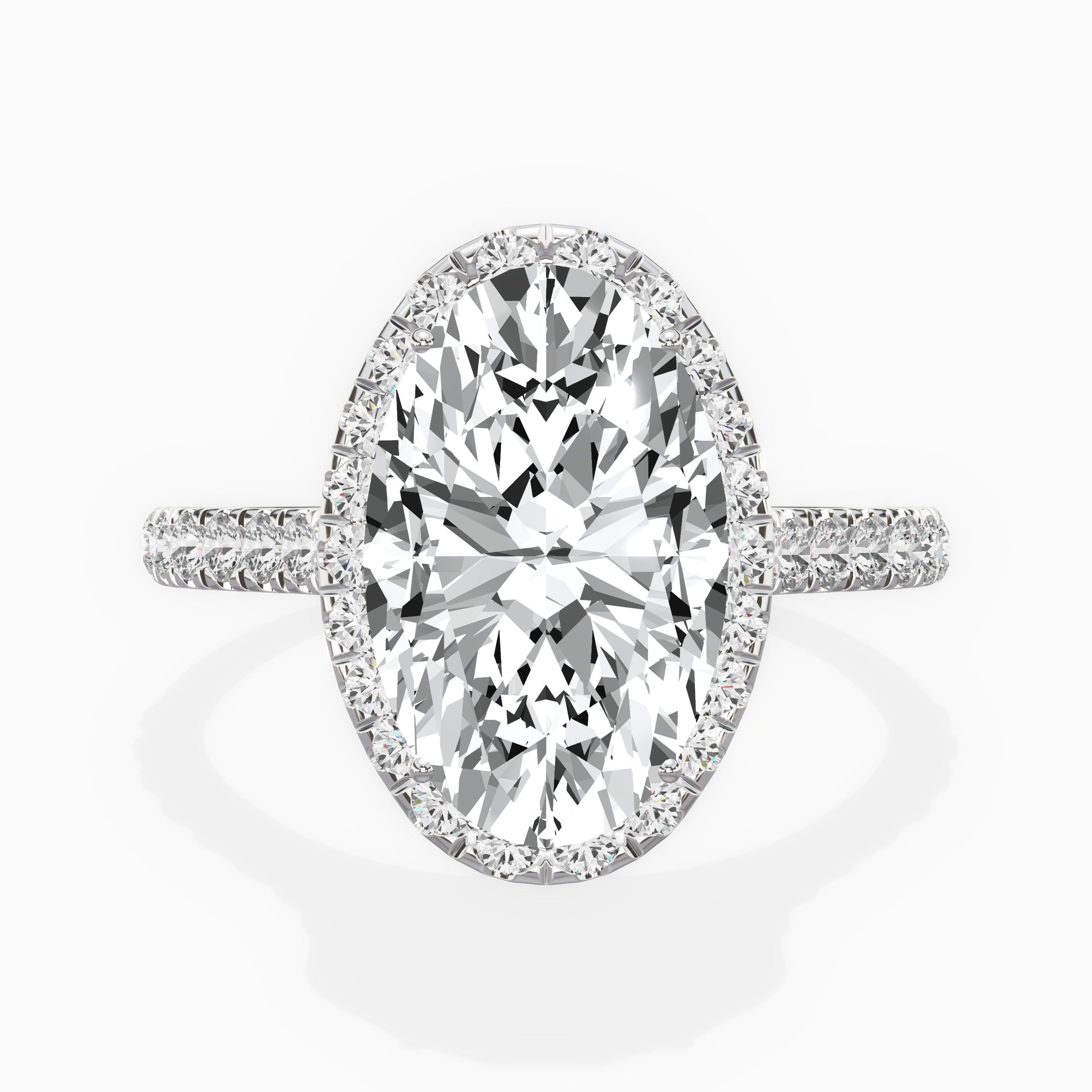 Amor Halo Engagement Ring