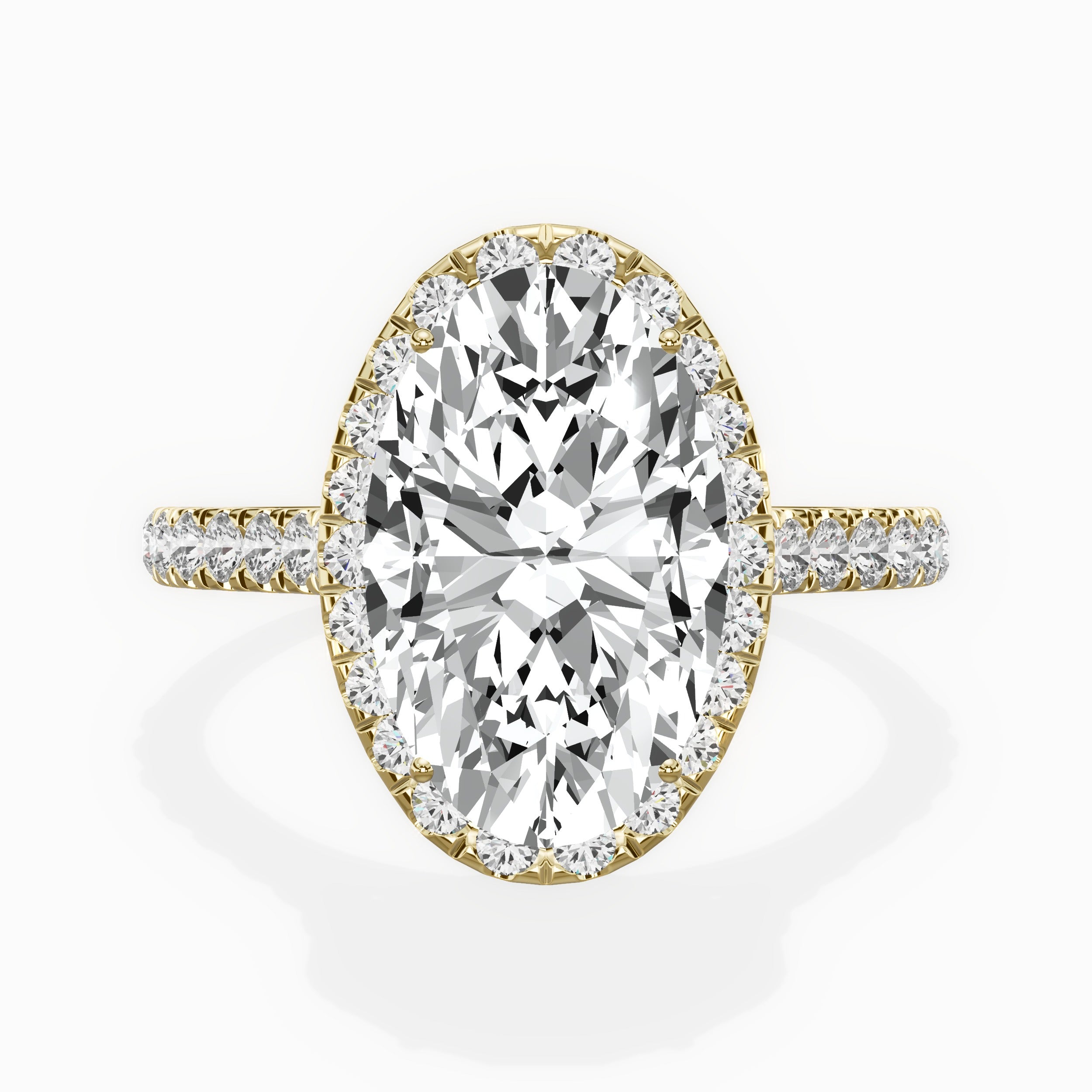 Amor Halo Engagement Ring