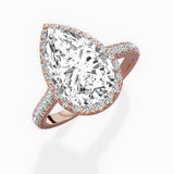 Amor Halo Engagement Ring