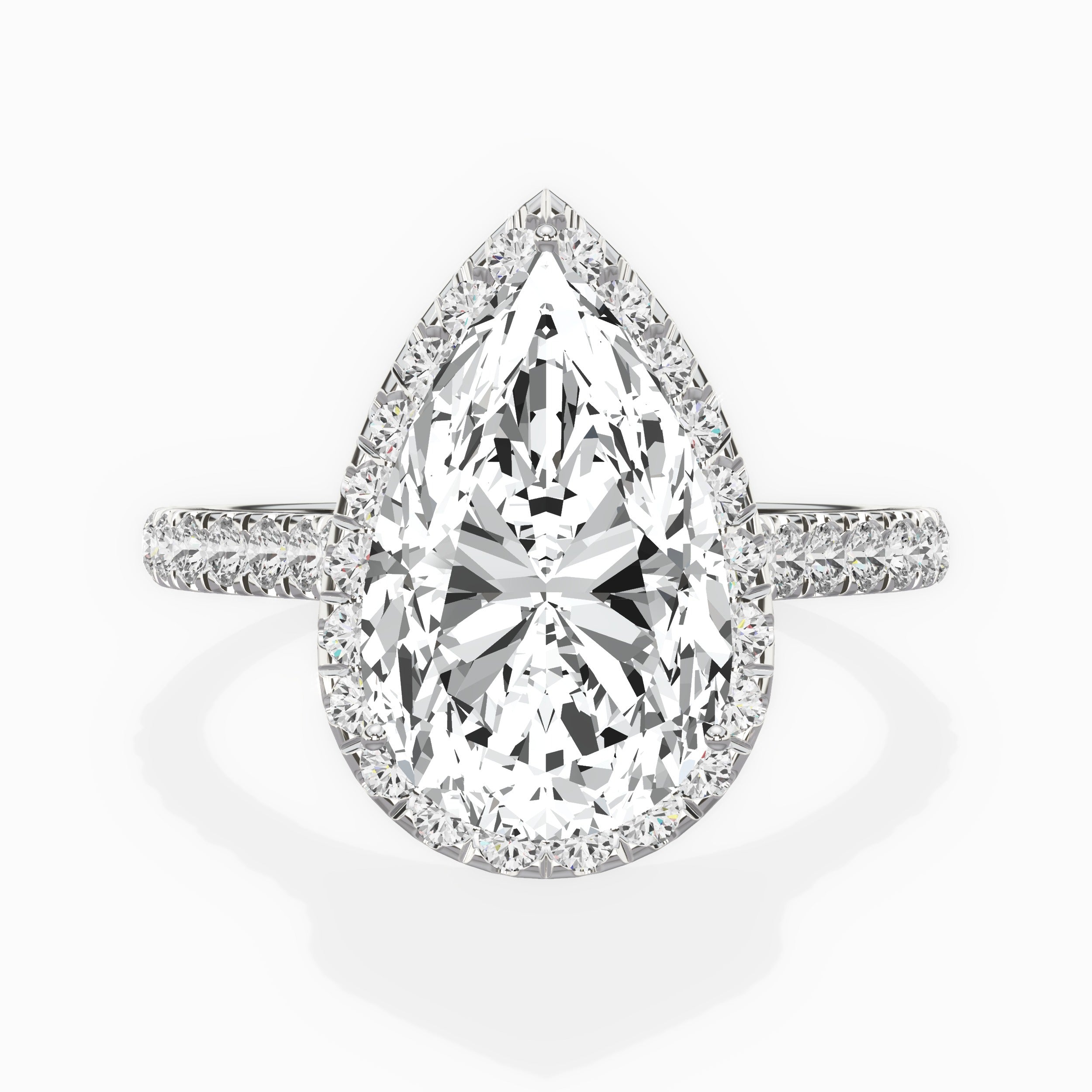 Amor Halo Engagement Ring