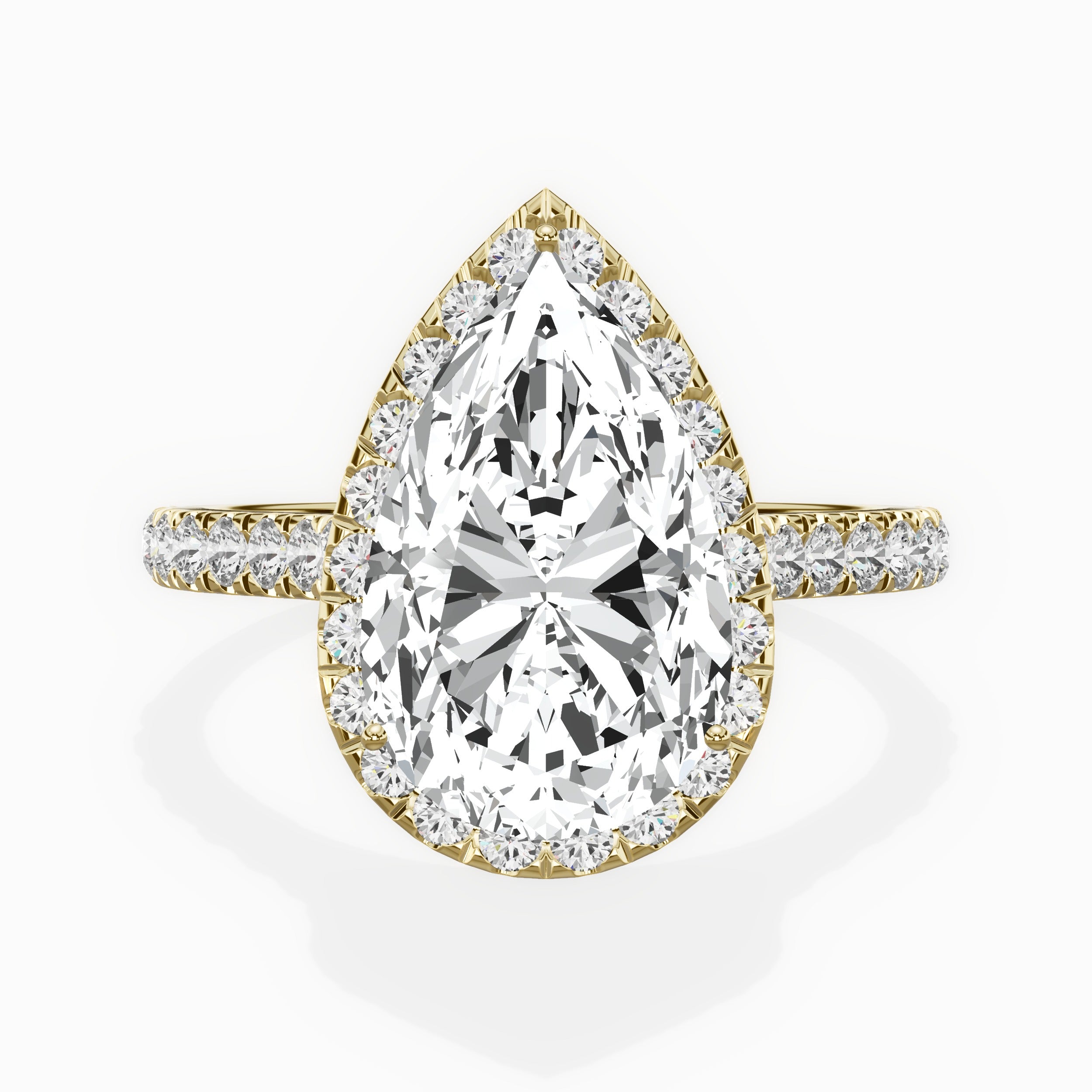 Amor Halo Engagement Ring