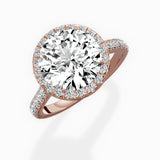 Amor Halo Engagement Ring