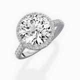 Amor Halo Engagement Ring