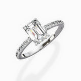 Fortuna Hidden Halo Engagement Ring