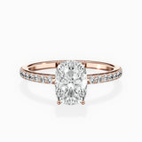 Fortuna Hidden Halo Engagement Ring