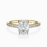 Fortuna Hidden Halo Engagement Ring