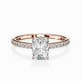 Fortuna Hidden Halo Engagement Ring
