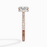 Fortuna Hidden Halo Engagement Ring
