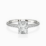 Fortuna Hidden Halo Engagement Ring