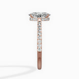 Fortuna Hidden Halo Engagement Ring