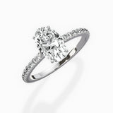 Fortuna Hidden Halo Engagement Ring