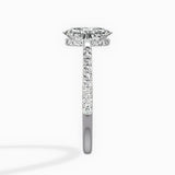 Fortuna Hidden Halo Engagement Ring