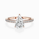 Fortuna Hidden Halo Engagement Ring