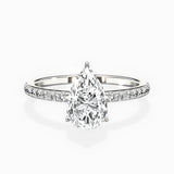 Fortuna Hidden Halo Engagement Ring