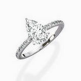 Fortuna Hidden Halo Engagement Ring