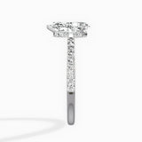 Fortuna Hidden Halo Engagement Ring