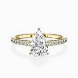 Fortuna Hidden Halo Engagement Ring