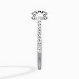 Fortuna Hidden Halo Engagement Ring