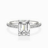 Fortuna Hidden Halo Engagement Ring