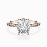 Fortuna Hidden Halo Engagement Ring