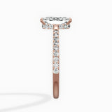 Fortuna Hidden Halo Engagement Ring