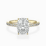 Fortuna Hidden Halo Engagement Ring