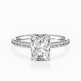 Fortuna Hidden Halo Engagement Ring