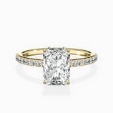 Fortuna Hidden Halo Engagement Ring