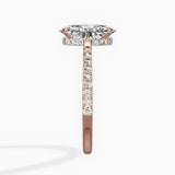 Fortuna Hidden Halo Engagement Ring