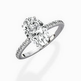 Fortuna Hidden Halo Engagement Ring