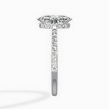 Fortuna Hidden Halo Engagement Ring