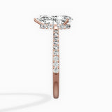 Fortuna Hidden Halo Engagement Ring