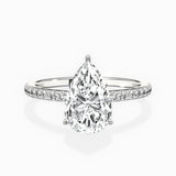 Fortuna Hidden Halo Engagement Ring