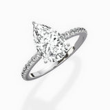 Fortuna Hidden Halo Engagement Ring
