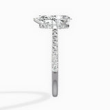 Fortuna Hidden Halo Engagement Ring