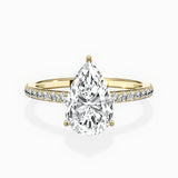 Fortuna Hidden Halo Engagement Ring