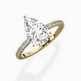 Fortuna Hidden Halo Engagement Ring