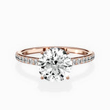 Fortuna Hidden Halo Engagement Ring