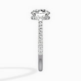 Fortuna Hidden Halo Engagement Ring