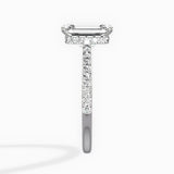 Fortuna Hidden Halo Engagement Ring
