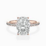 Fortuna Hidden Halo Engagement Ring