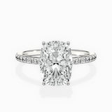 Fortuna Hidden Halo Engagement Ring