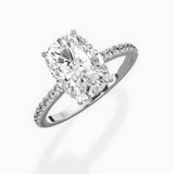 Fortuna Hidden Halo Engagement Ring