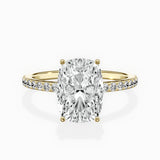 Fortuna Hidden Halo Engagement Ring
